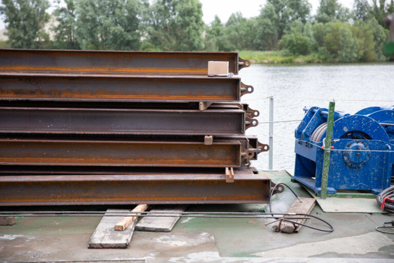 Verankeringssystemen - Opbouw verankeringsplatform voor verankeringssysteem. Zicht; Ankers voor gebruik verankeringssysteem